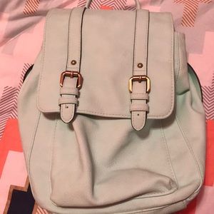 Small leather backpack